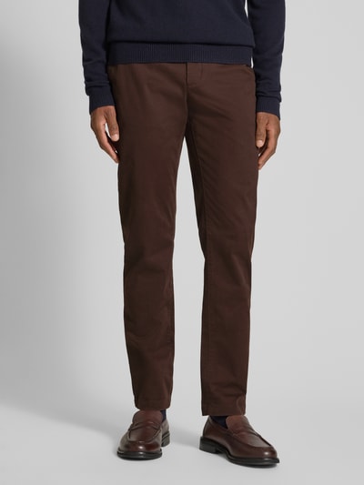 Tommy Hilfiger Straight Leg Chino aus Baumwoll-Mix Modell 'DENTON' Dunkelbraun 4