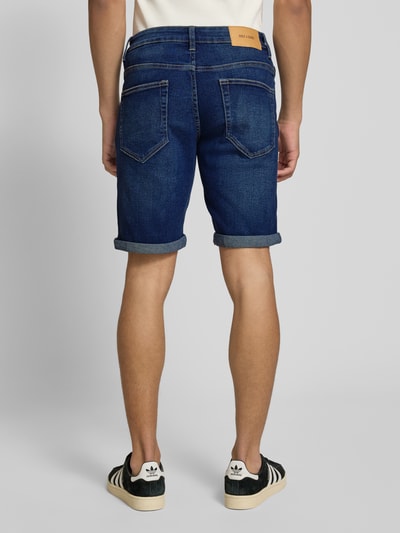 Only & Sons Regular Fit Jeansshorts aus Baumwoll-Mix Jeansblau 5