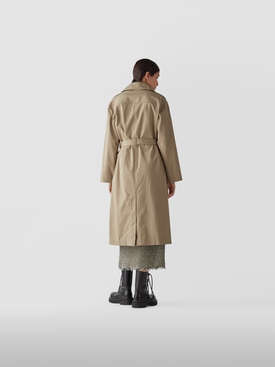 Yves Salomon Trenchcoat mit Taillengürtel Sand 5