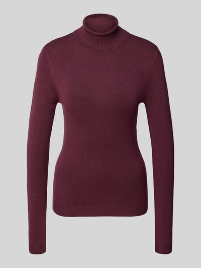 Vero Moda Slim coltrui van viscosemix, model 'GLORY' Bordeaux - 2