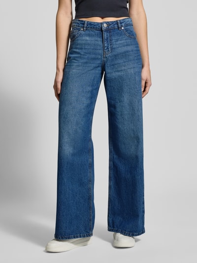 Review Essentials wide leg jeans Blauw - 4