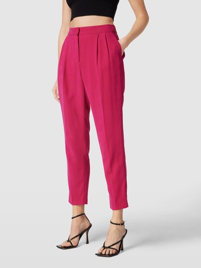 Jake*s Collection Pantalon met bandplooien Fuchsia - 4