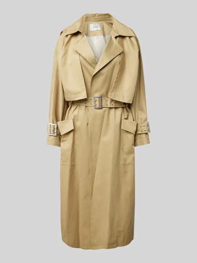 Gestuz Trenchcoat mit Taillengürtel Modell 'souri' Beige 2