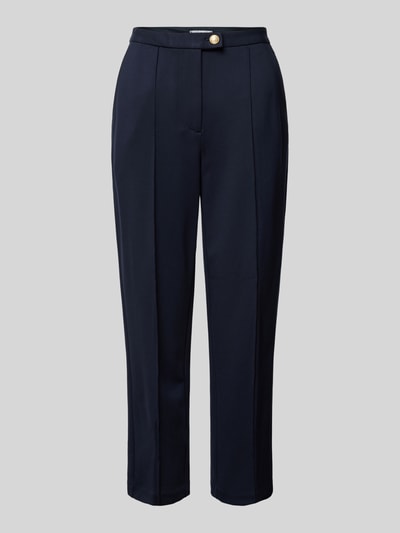 Tommy Hilfiger Slim fit stoffen broek met bandplooien, model 'PUNTO' Donkerblauw - 2