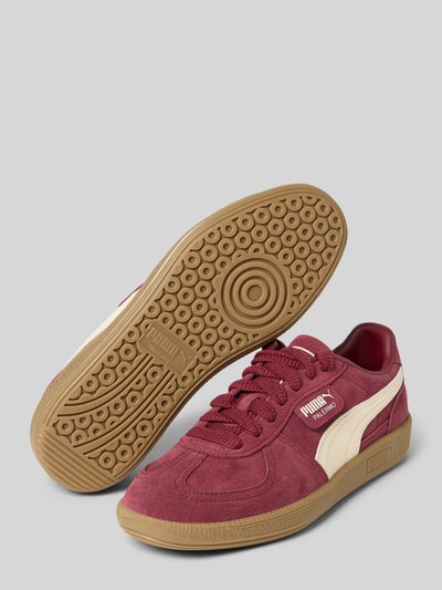 PUMA Sneaker mit Schnürverschluss Modell 'Palermo' Dunkelrot 4