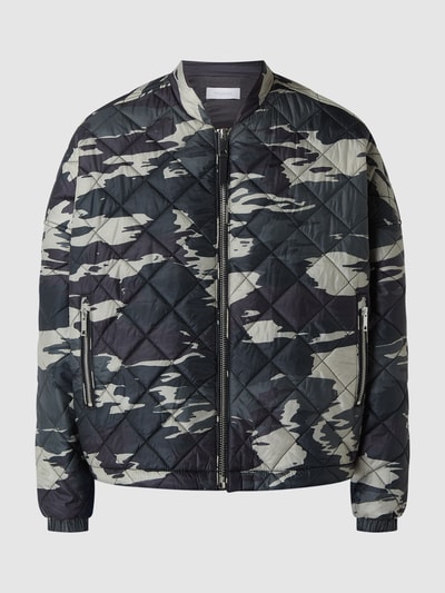 Frogbox Boxy Fit Steppjacke mit Camouflage-Muster Black 2