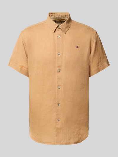 Napapijri Koszula casualowa z listwą guzikową Beżowy 2