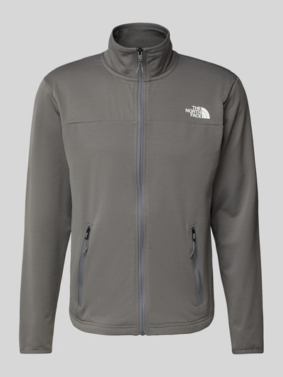 The North Face Sweatjack met labelprint Middengrijs - 2