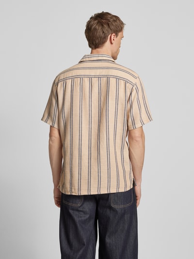 Only & Sons Regular fit vrijetijdsoverhemd met reverskraag, model 'TREV' Beige - 5