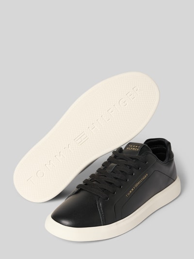 Tommy Hilfiger Low Top Sneaker aus echtem Leder BLACK 4