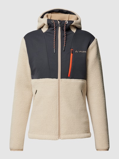 VAUDE Fleecejacke mit Kapuze Modell 'MAnukau' Offwhite 2