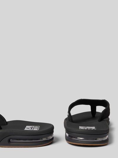 REEF Teenslippers met labeldetails, model 'FANNING' Zwart - 2
