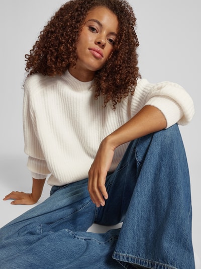 Pepe Jeans Gebreide pullover met turtleneck, model 'IRMA' Offwhite - 3