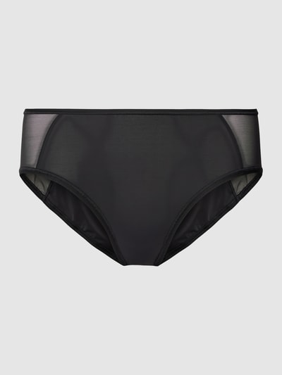 Sloggi Slip met semi-transparante inzet Zwart - 1