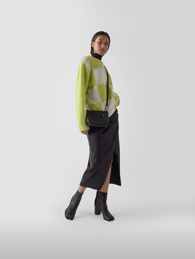 Rick Owens Crossbody Bag aus Leder Schwarz 1