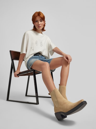 Copenhagen Chelsea Boots mit elastischem Einsatz Sand 1