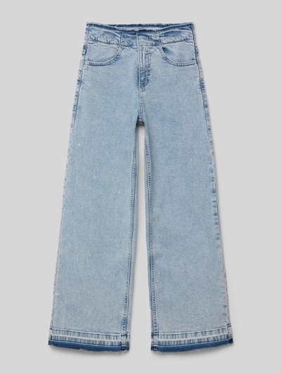 s.Oliver RED LABEL Wide Leg Jeans aus Baumwoll-Elasthan-Mix Blau 1