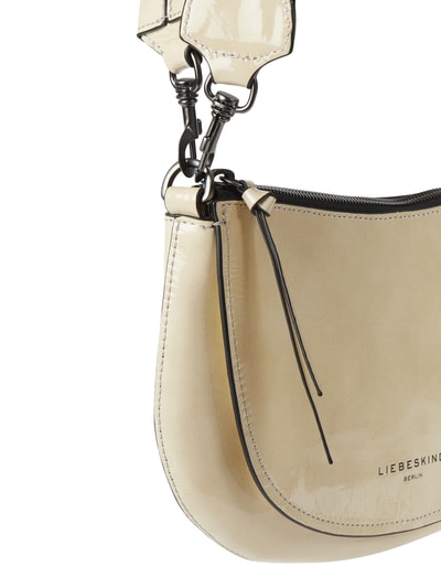 LIEBESKIND BERLIN Hobo Bag aus Lackleder Modell 'Faith' Ecru 2