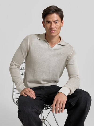 Diesel Pullover mit Polokragen Modell 'K-LAWRENCE' Beige 3