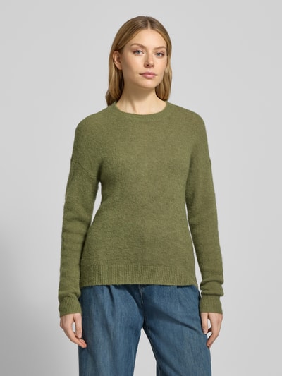 MSCH Copenhagen Strickpullover mit Rundhalsausschnitt Modell 'Festina Hope' Oliv 4