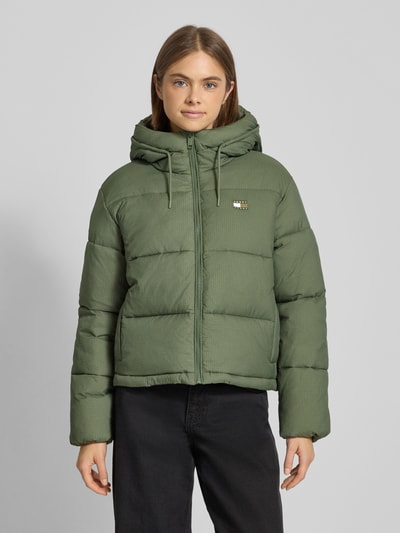 Tommy Jeans Regular Fit Steppjacke mit Kapuze Khaki 4