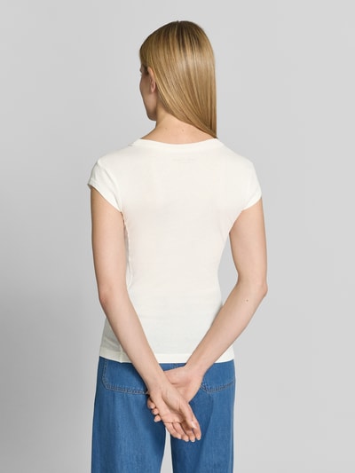 Marc O'Polo Slim Fit T-Shirt aus reiner Baumwolle Hellgrau 5