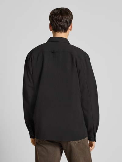 Marc O'Polo Denim Regular Fit Hemdjacke aus reiner Baumwolle Black 5