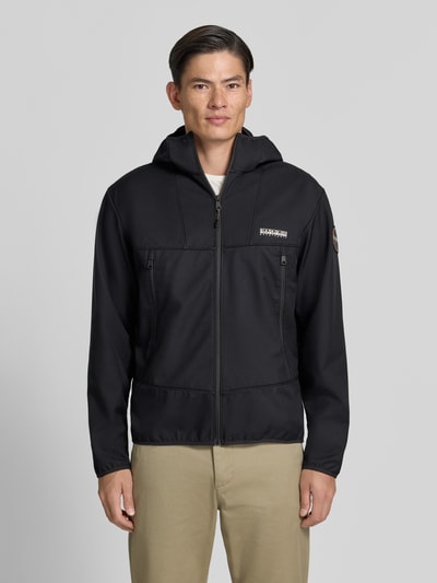 Napapijri Regular Fit Jacke mit Logo-Print Black 4