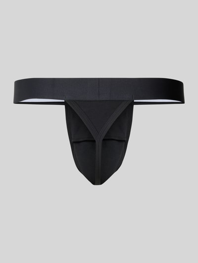 WOH Suspensoir met elastische band met label Zwart - 3