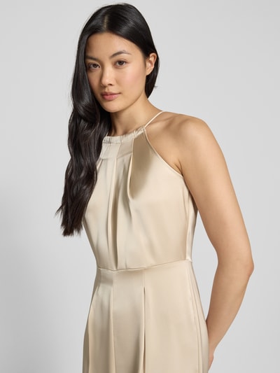 MAX&Co. Jumpsuit met platte plooien, model 'GREEN' Zand - 3