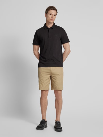 CK Calvin Klein Regular Fit Poloshirt mit Knopfleiste Black 1