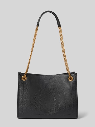 Lauren Ralph Lauren Handtasche mit Label-Applikation und Schulterriemen Black 4