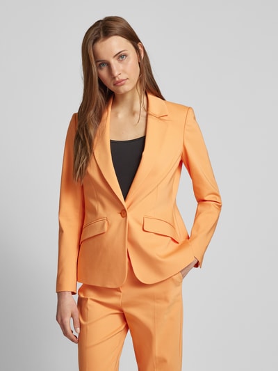 comma Blazer met knoopsluiting Oranje - 4