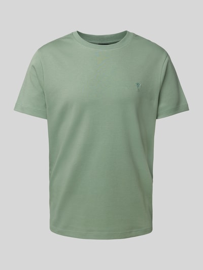 JOOP! Collection T-shirt met labelstitching, model 'Priamo' Lichtgroen - 2