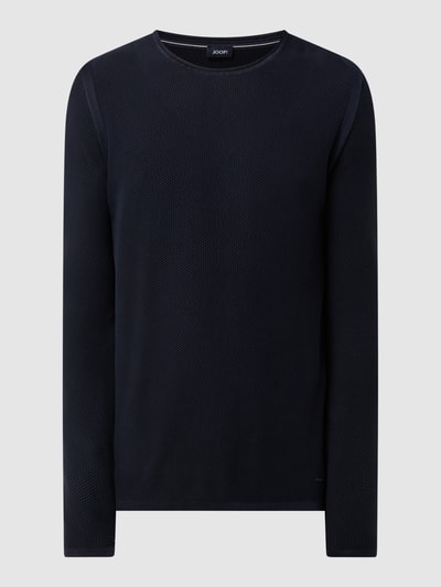 JOOP! Collection Modern Fit Pullover aus Baumwolle Marine 2