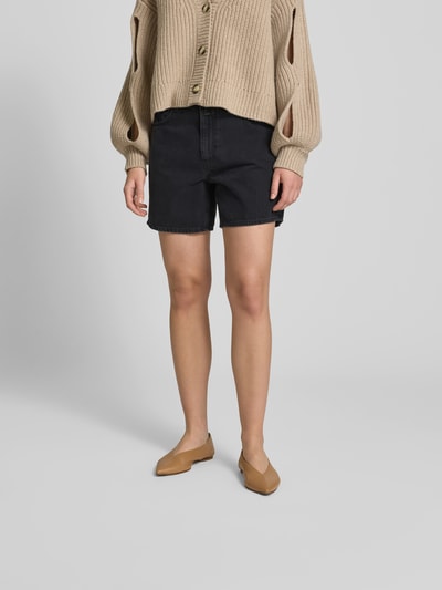 Closed Szorty jeansowe o kroju relaxed fit z bawełny Ciemnoszary 4