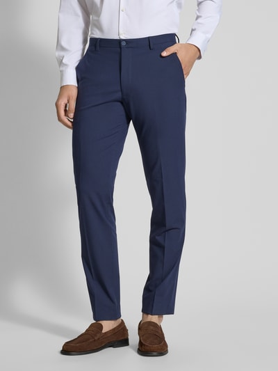 MCNEAL Slim Fit Anzughose mit Bügelfalten Marine 4