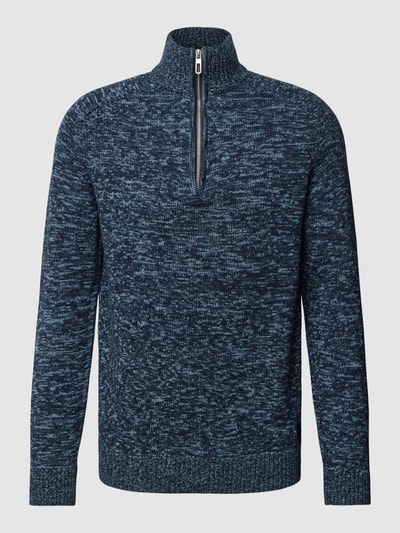 Tom Tailor Gebreide pullover met schipperskraag Blauw - 2