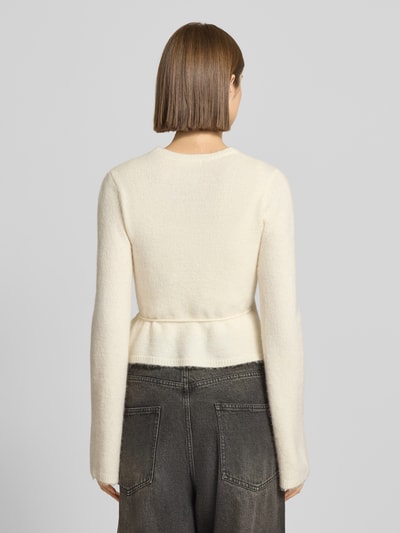 Gina Tricot Kardigan typu kopertowego Écru 5