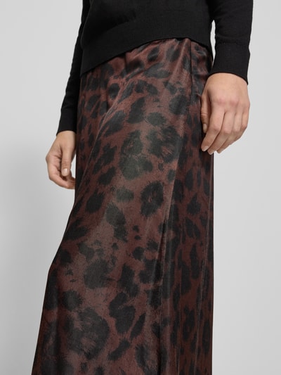 Tom Tailor Uitlopende midirok van viscosemix Hazelnoot - 3