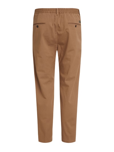 JOOP! Collection Loose Fit Bundfaltenhose mit Stretch-Anteil Modell 'Lead-T' Beige 4