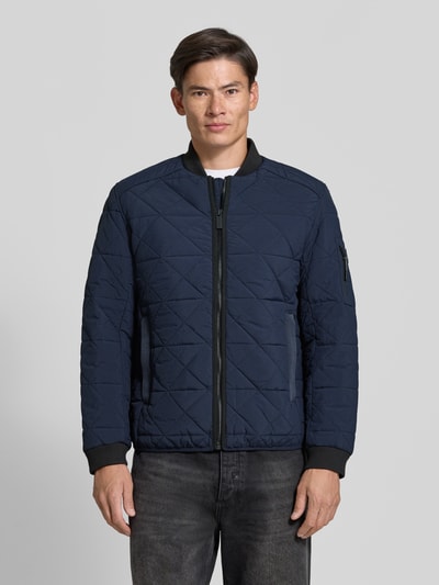 Tom Tailor Regular Fit Bomberjacke mit Ärmeltasche Marine 4