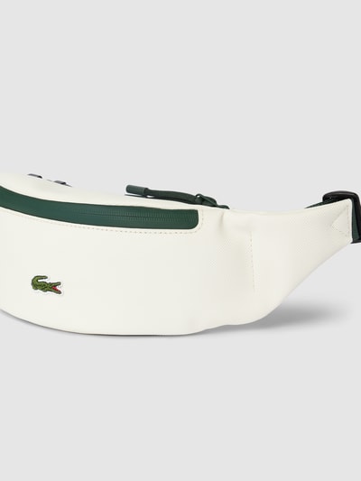 Lacoste Bauchtasche mit Logo-Patch Modell 'Waistbag' Offwhite 3