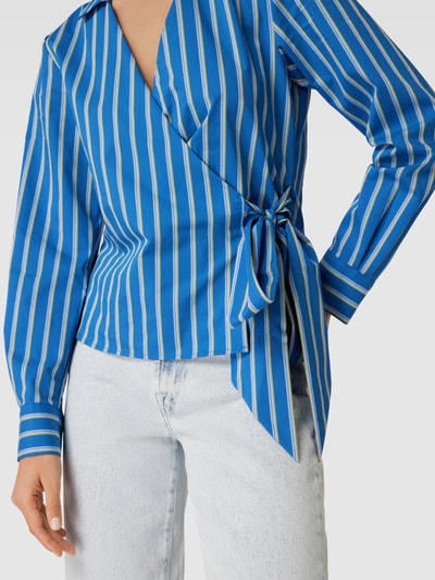 Tommy Hilfiger Overhemdblouse met streepmotief Bleu - 3