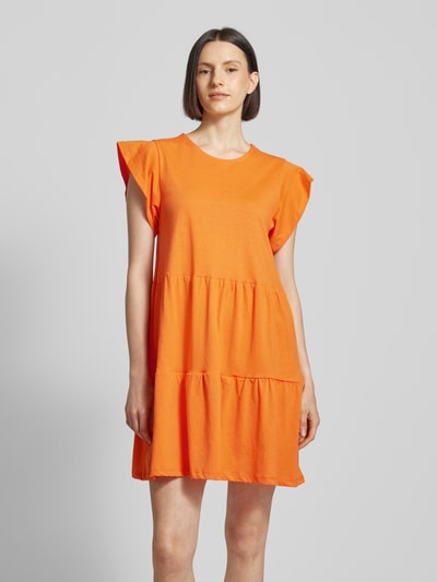 Vila Mini-jurk in laagjeslook, model 'SUMMER' Oranje - 4