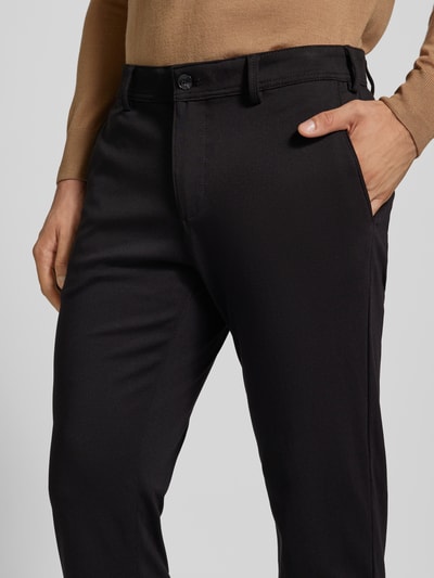 MCNEAL Super slim fit broek met achterzakken Zwart - 3