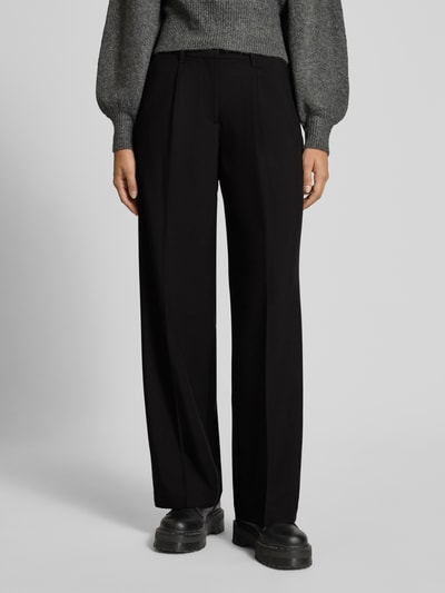 JJXX Wide fit stoffen broek met viscose, model 'Ellis'  - 4