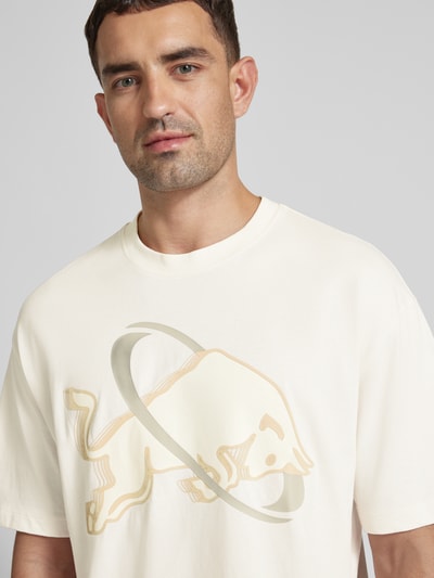 HUGO T-Shirt mit Motiv-Print Modell 'Danirick' - HUGO X RB Offwhite 3