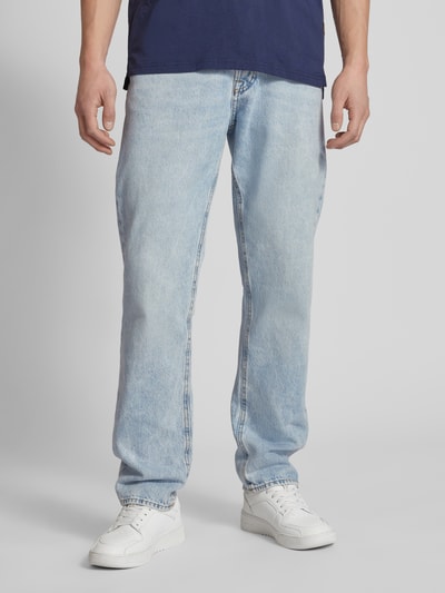 Jack & Jones Jeansy o kroju relaxed fit z zapięciem na guzik i zamek błyskawiczny Jasnoniebieski 4