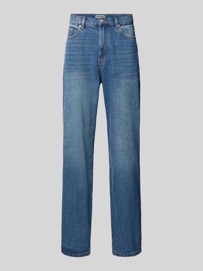 REVIEW Regular Fit Jeans im 5-Pocket-Design Blau 1